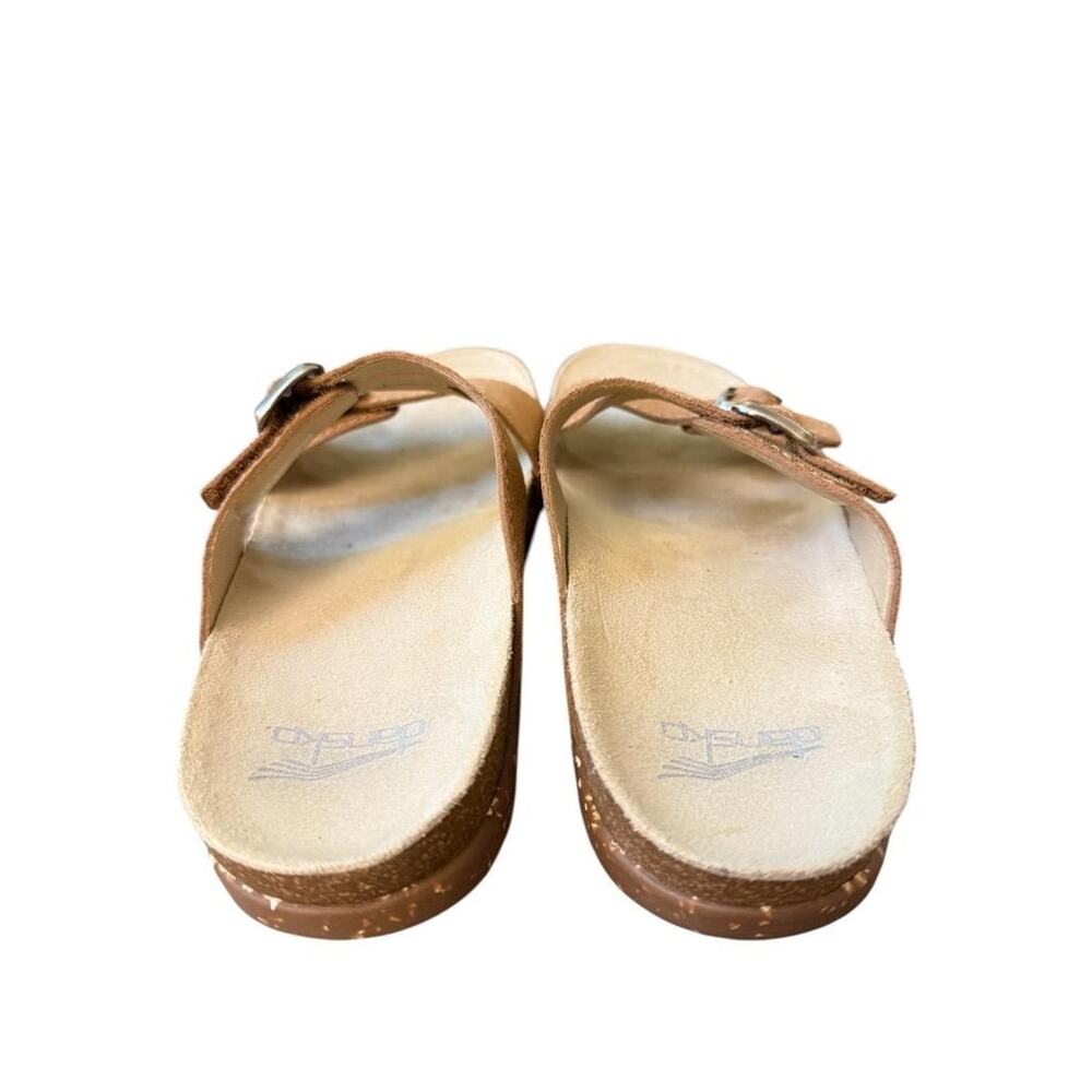 Dansko Dayna Tan Suede Slide Sandal Women size 38 US 8 - Picture 4 of 6
